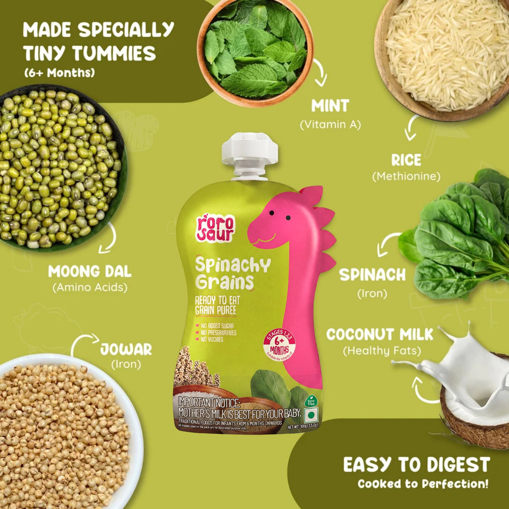 Spinachy Grains