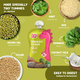 Spinachy Grains