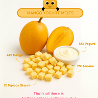 Mango Yogurt Melts Snacks