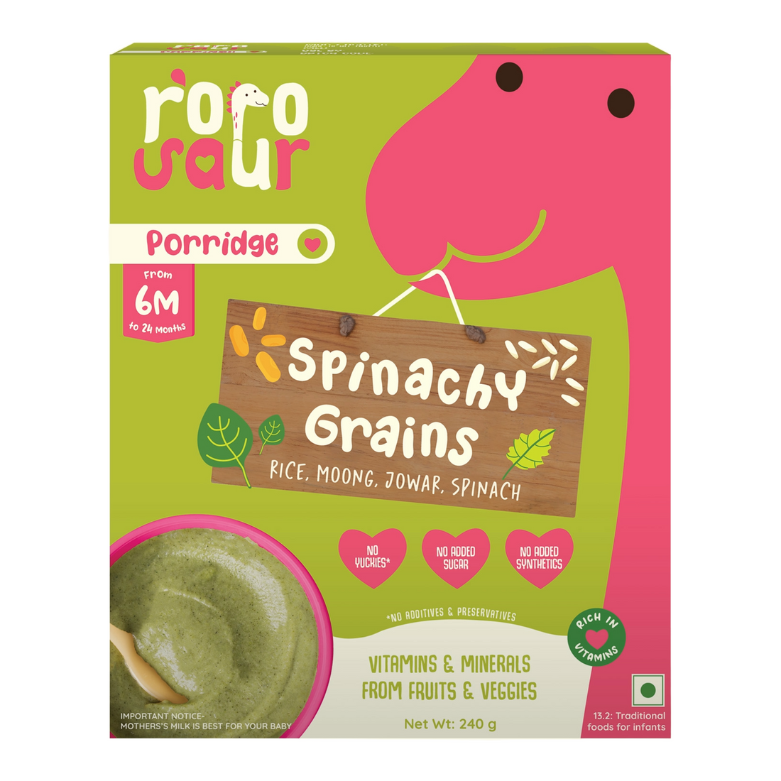 Spinachy Grains Baby Porridge Mix