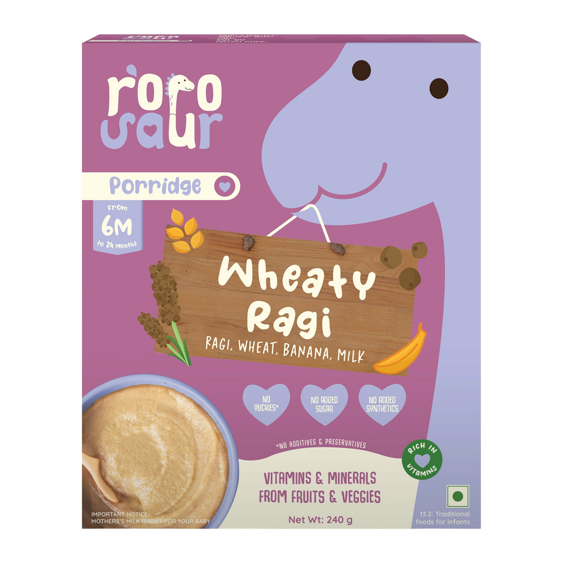 Wheaty Ragi Baby Porridge Mix
