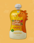 Rorosaur Rice O Lentils baby puree twin pack made with rice, lentils, and vegetables for nourishing baby meals.