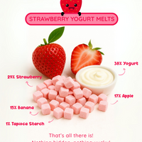 Strawberry Yogurt Melts Snacks