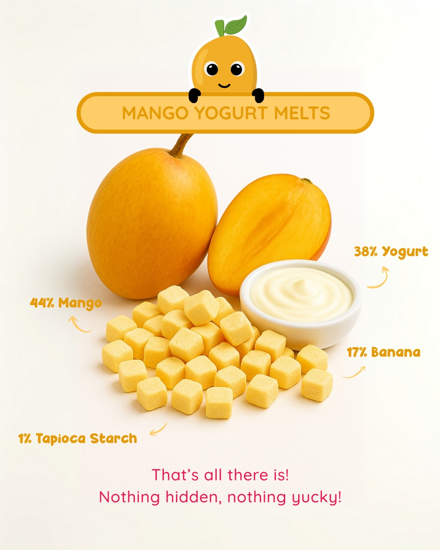 Mango Yogurt Melts Snacks