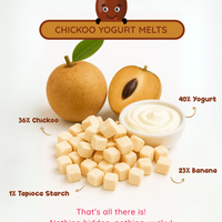 Chickoo Yogurt Melts Snacks