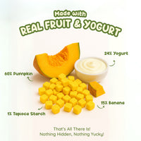 Pumpkin Yogurt Melts Snacks