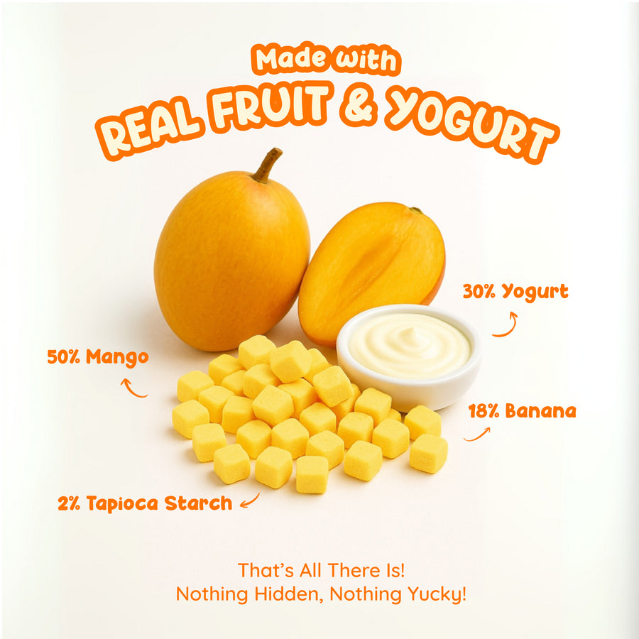 Mango Yogurt Melts Snacks