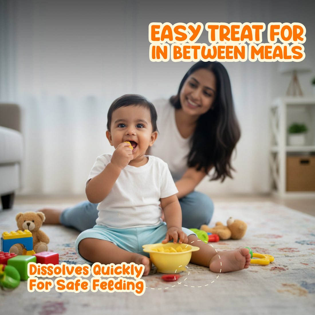 Mango Yogurt Melts Snacks