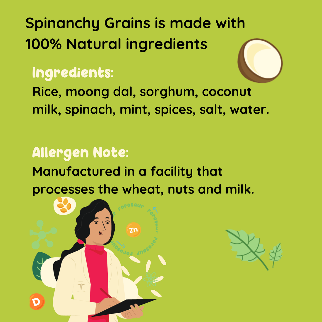 Spinachy Grains