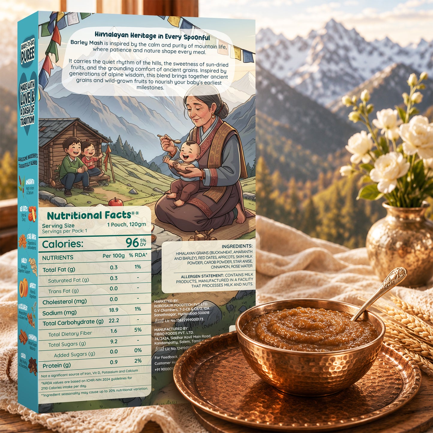 Barley Pudding - 4 pack
