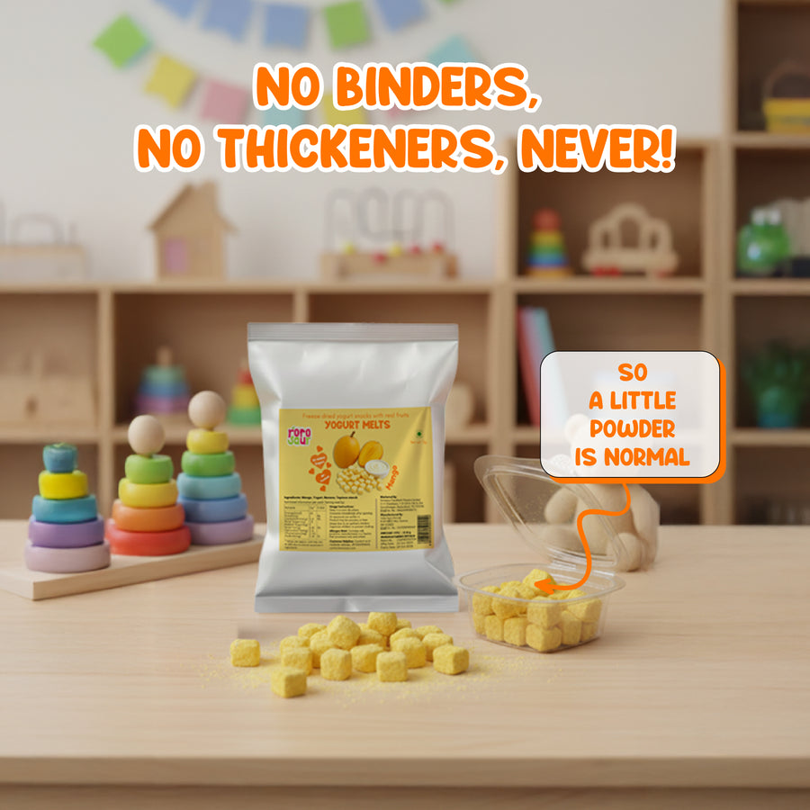 Mango Yogurt Melts Snacks