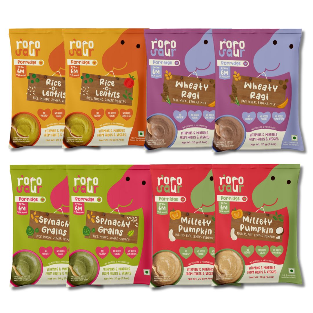 Porridge Mix Trial Pack (2 Each of 4 Variants)