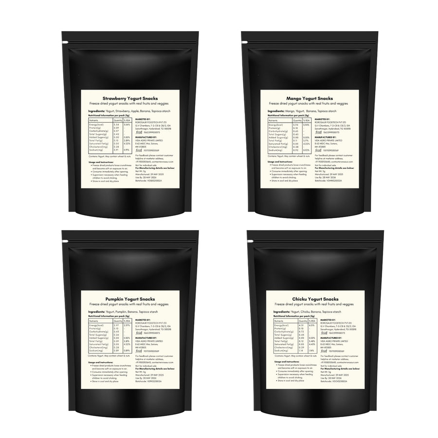 Yogurt Melts with Fruits & Veggies (Try Them All Pack)