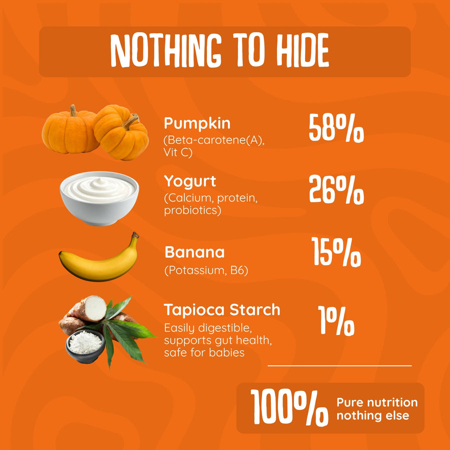 Pumpkin Yogurt Melts - 4 Pack