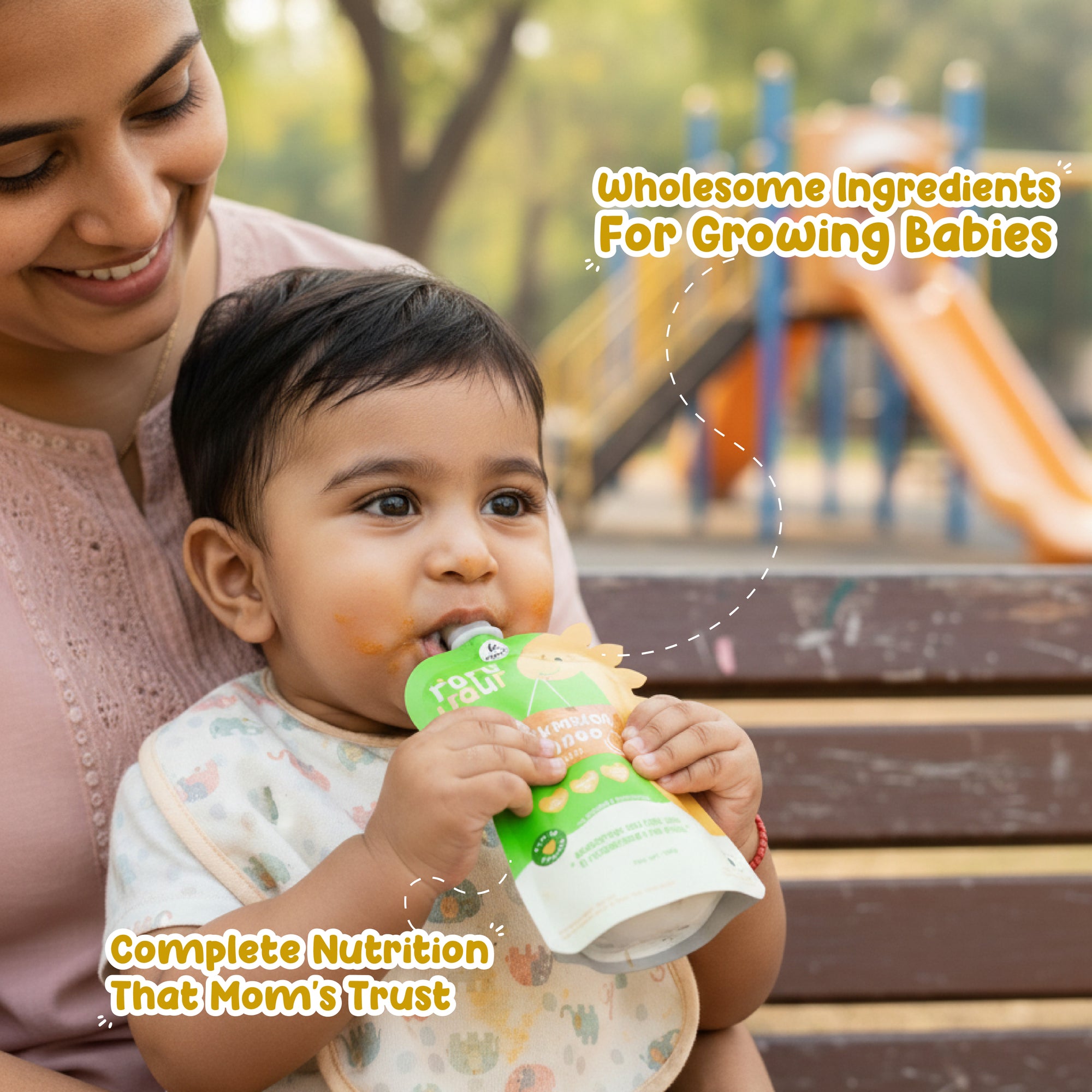 Muskmelon Mango Baby Puree