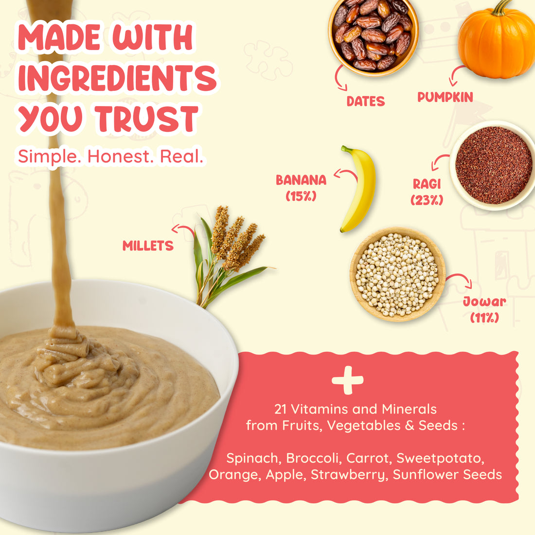 Millety Pumpkin Baby Porridge Mix