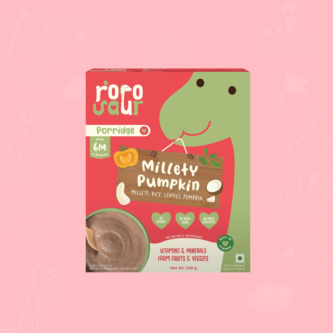 Millety Pumpkin Baby Porridge Mix