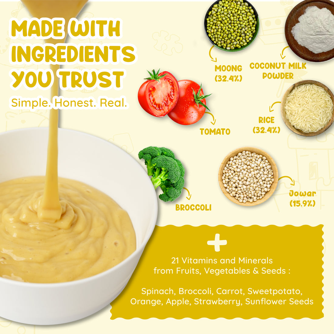 Rice-O-Lentils Baby Porridge Mix