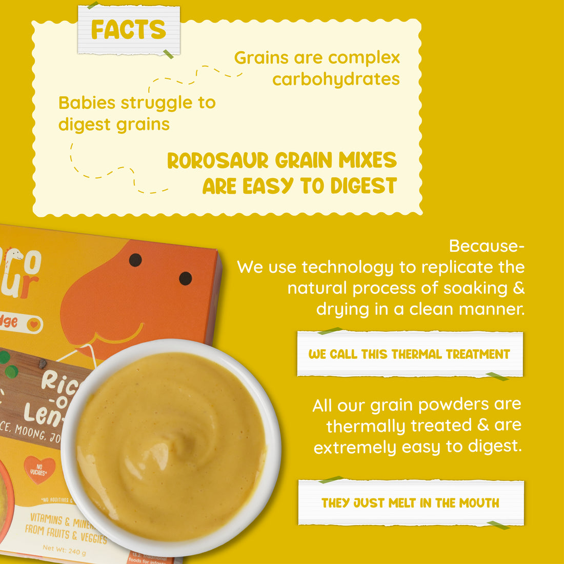 Rice-O-Lentils Baby Porridge Mix