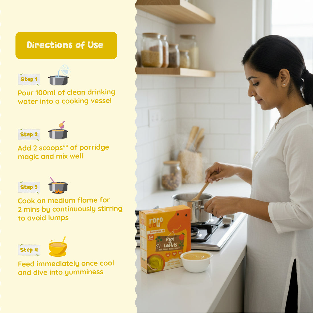 Rice-O-Lentils Baby Porridge Mix