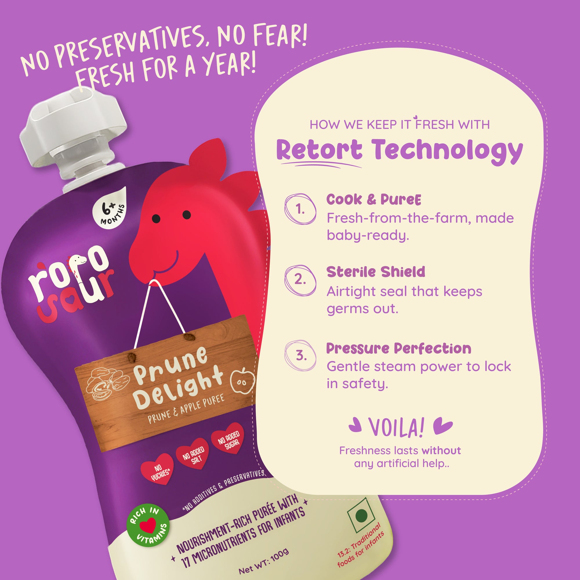 Prune Delight Baby Puree