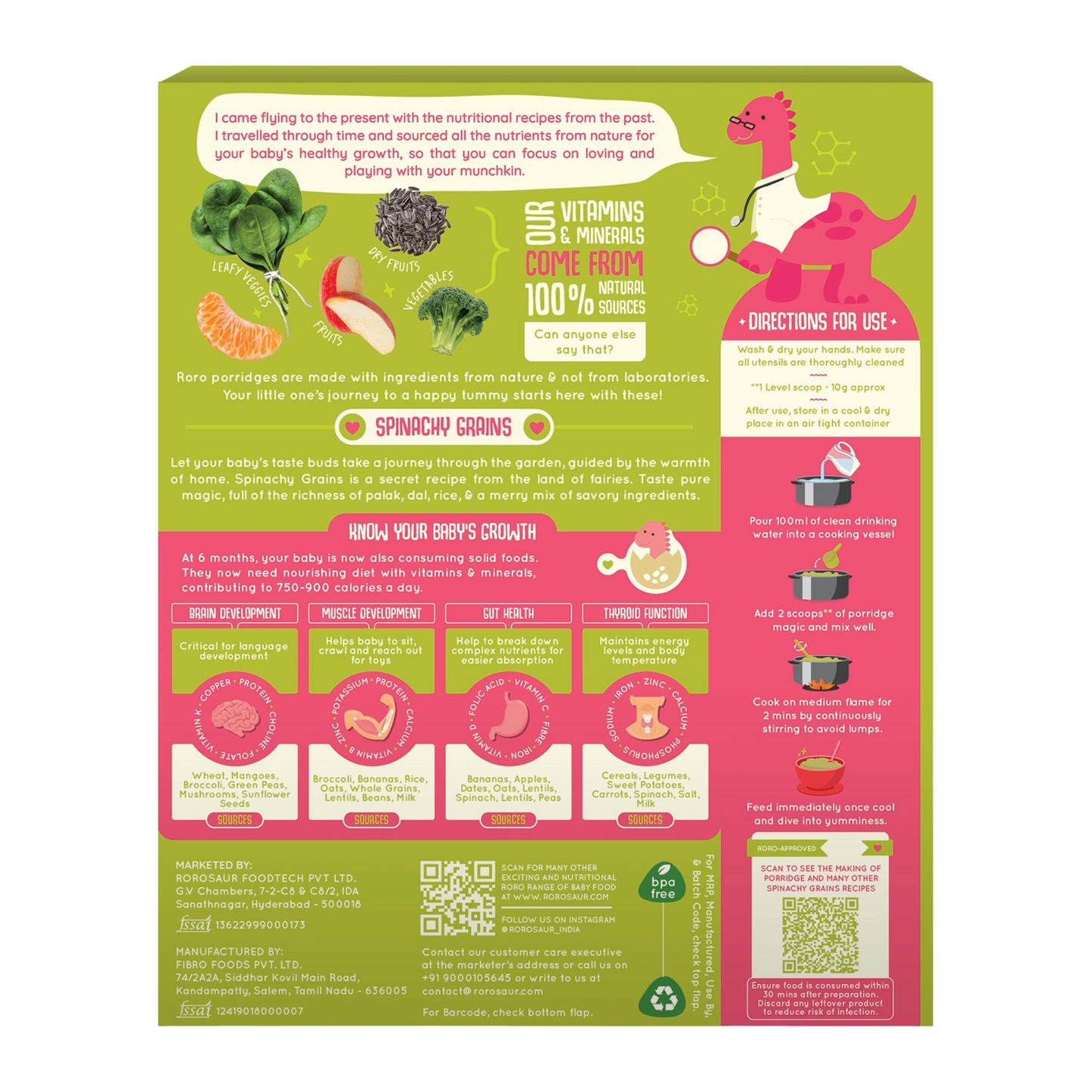 Spinachy Grains Mix