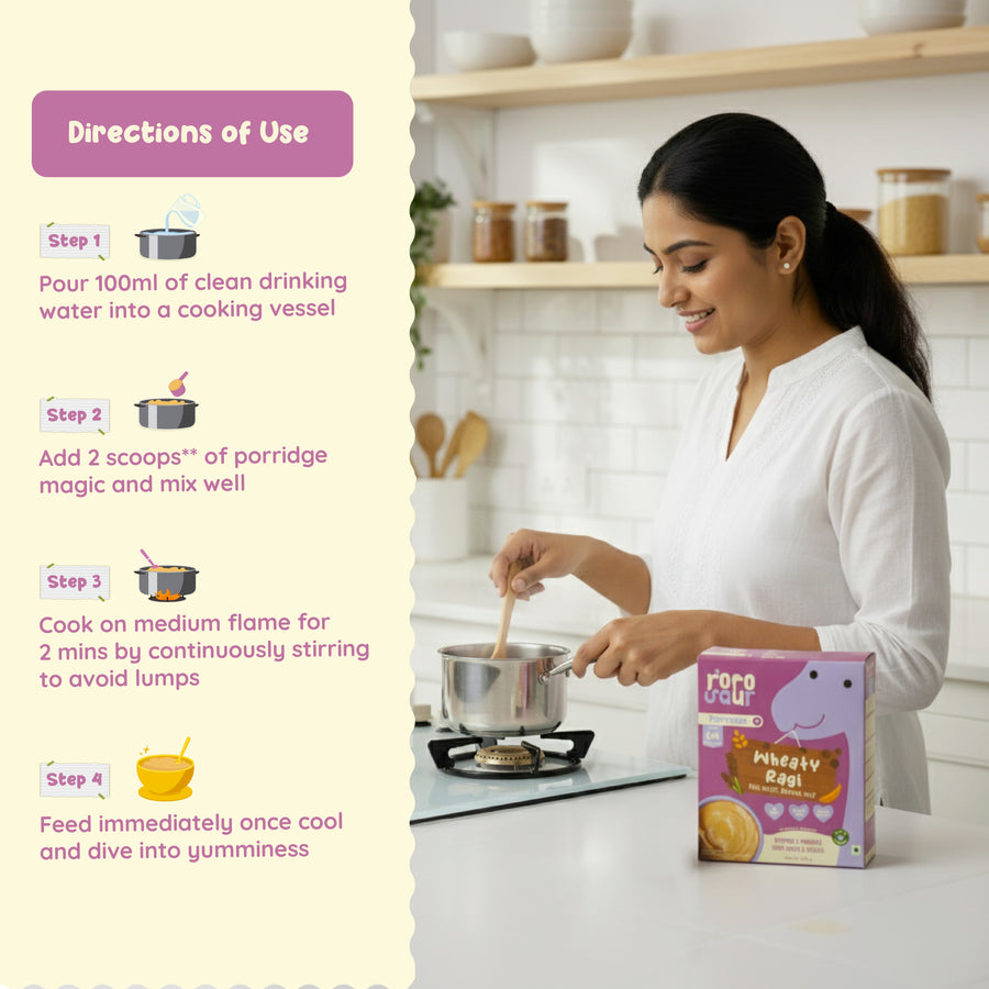 Wheaty Ragi Baby Porridge Mix