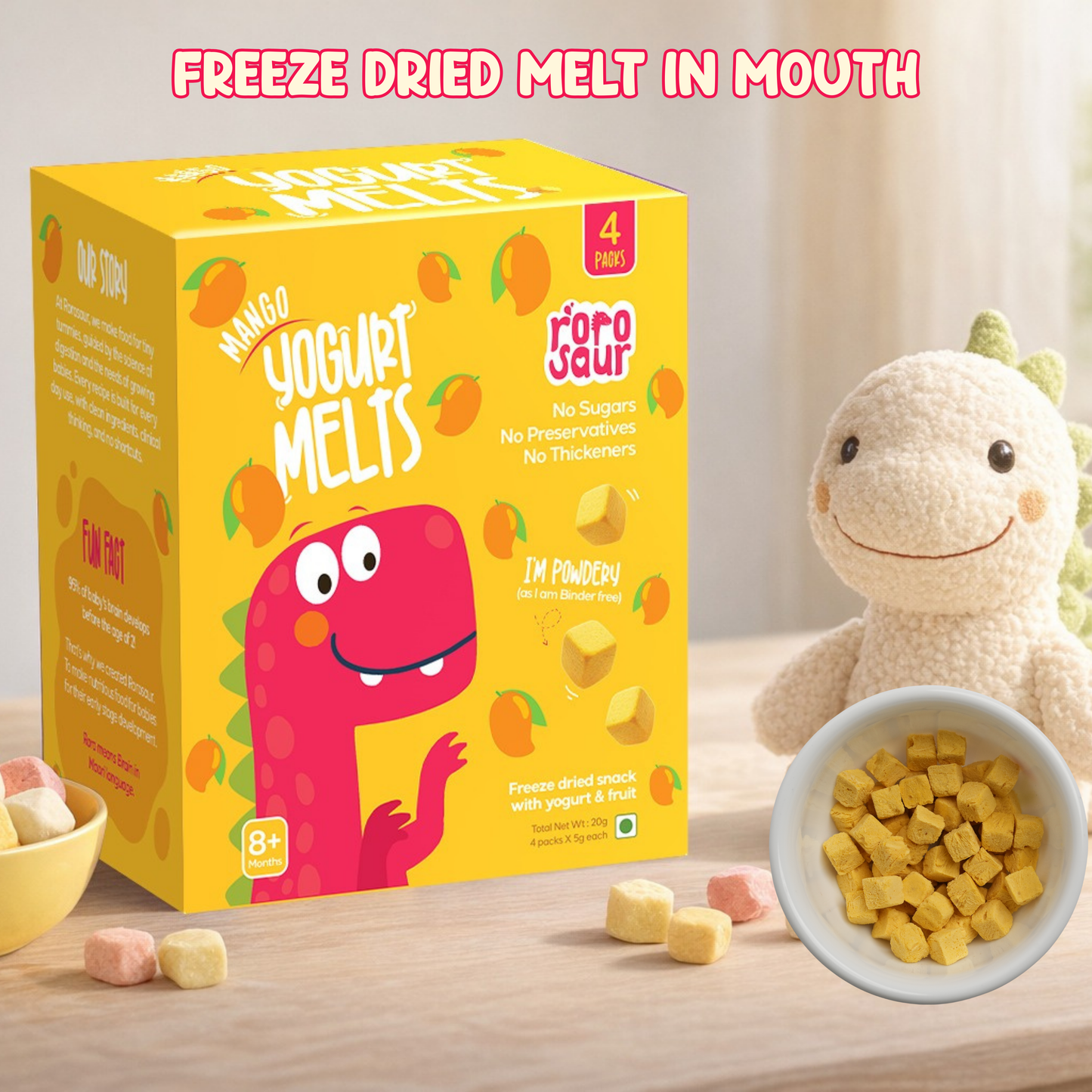 Mango Yogurt Melts - 4 Pack