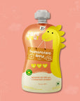 Rorosaur Sweetpotato Apple baby puree with sweet potato and apple blend for infants 6 months and older.